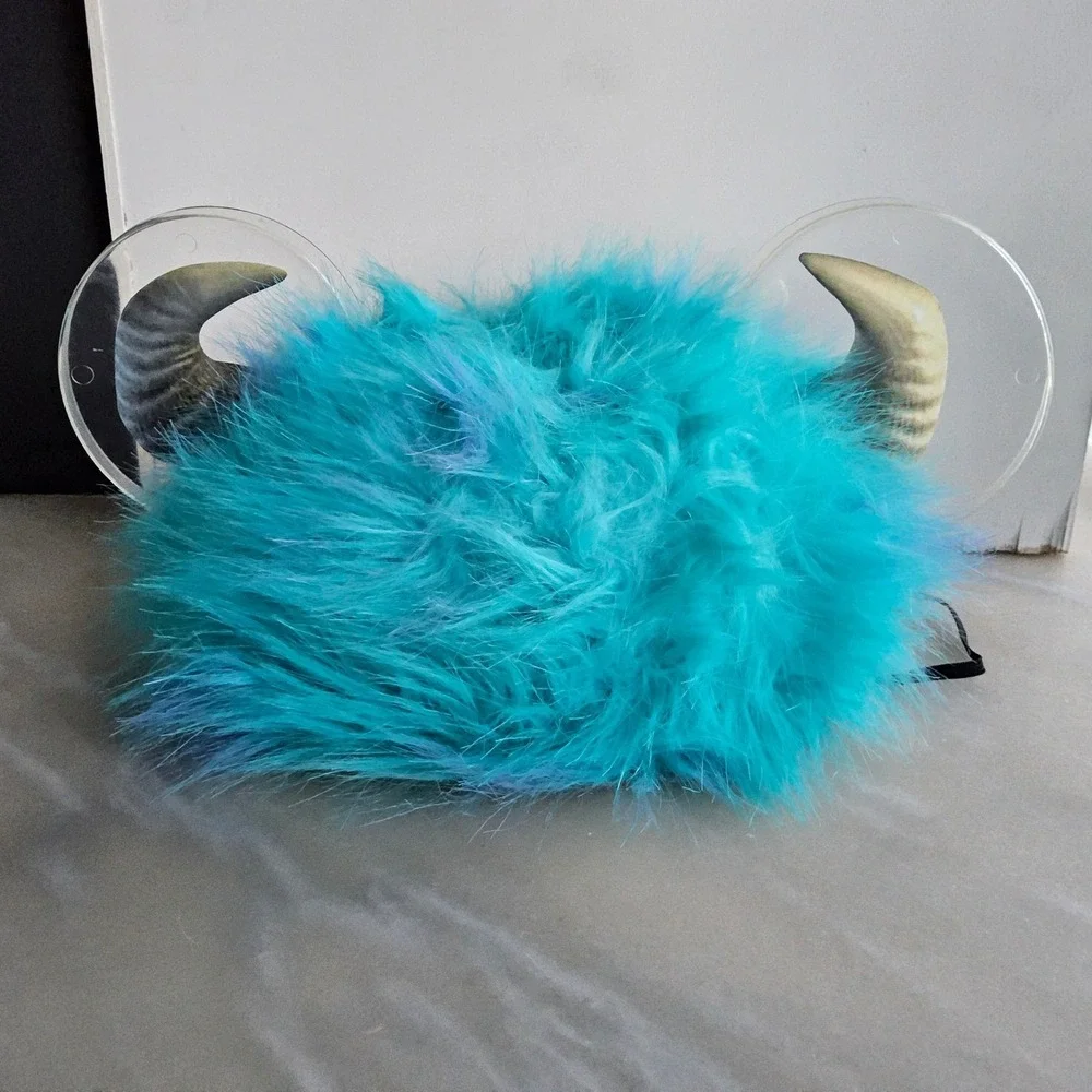 Disney Pixar Monsters Inc Sully Costume Plush Headband Cosplay Headwear Child Sz - Picture 10 of 11
